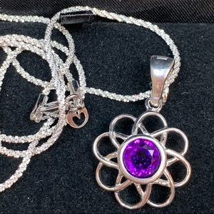 💜Genuine African Amethyst Pendant💜